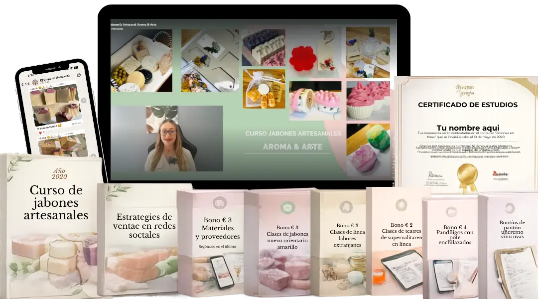 Curso online de jabones artesanales