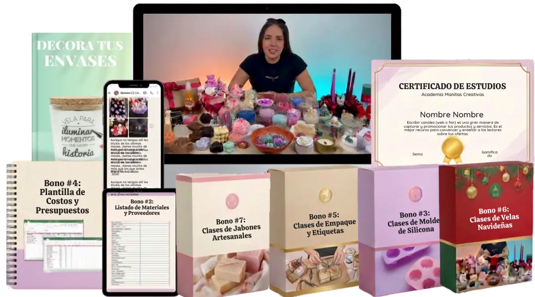 Curso online de velas artesanales
