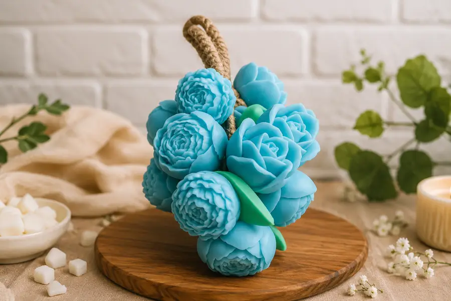 Jabones artesanales florales decorativos